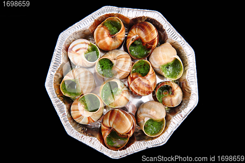 Image of snails with herb butter