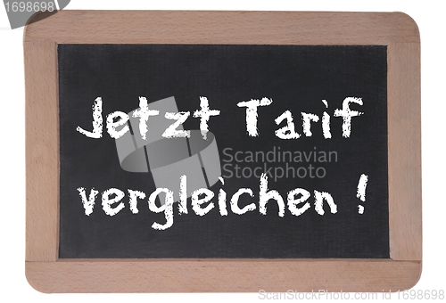 Image of Compare Tarifs now in german