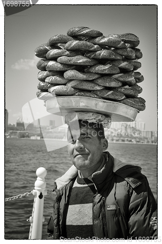 Image of Simit vendor Bosphorus