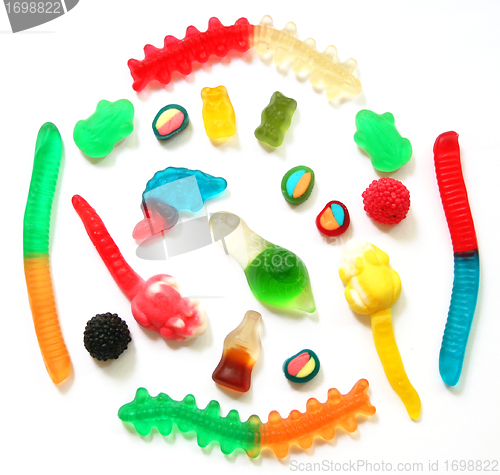 Image of Colorful different Jelly Candy 