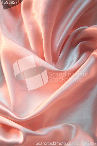 Image of Smooth elegant pink silk background