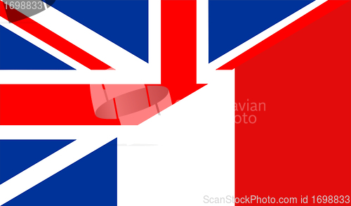 Image of uk france flag
