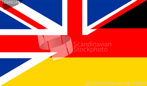 Image of uk germany flag