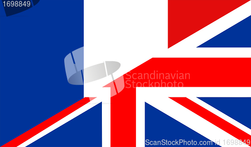 Image of uk france flag