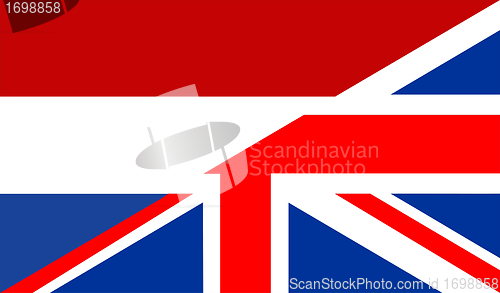 Image of uk netherlands flag