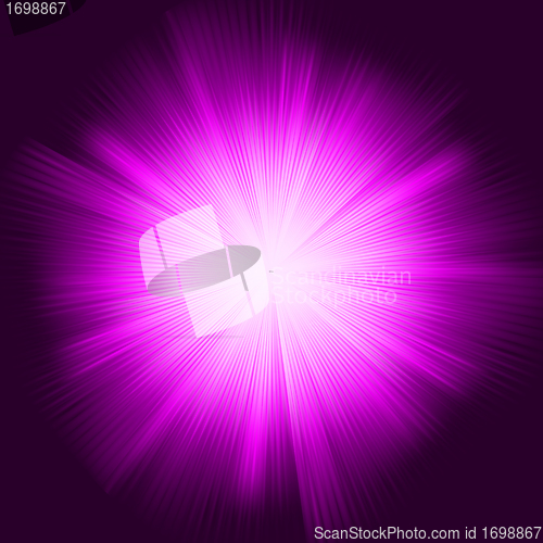 Image of ?olor purple design with a burst. EPS 8