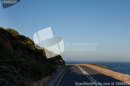 Image of Seaside Curving Road