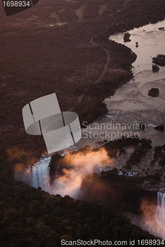 Image of Victoria Falls from the Air