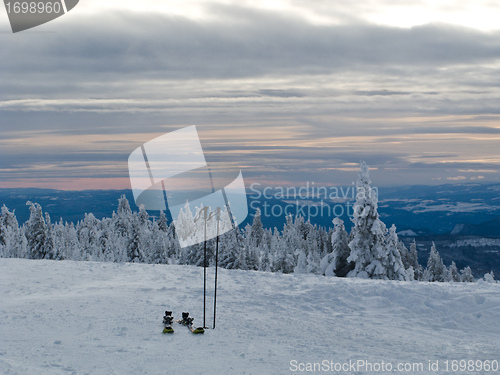 Image of Skis waiting