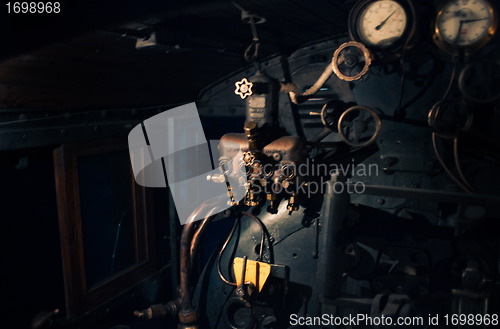 Image of Vintage locomotive boiler