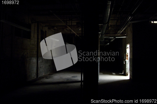 Image of Dark empty warehouse