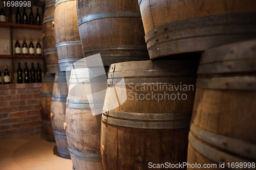 Image of Barrels of wine