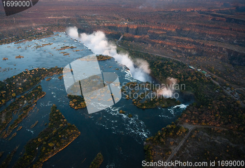 Image of Victoria Falls from the Air