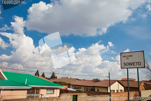 Image of Soweto sign wide