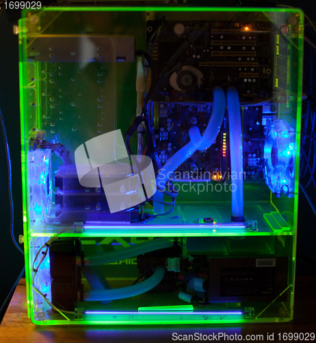 Image of Transparent computer