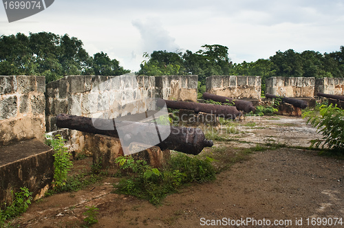 Image of Fortaleza Ozama cannons