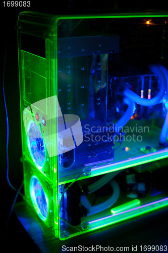 Image of Transparent computer