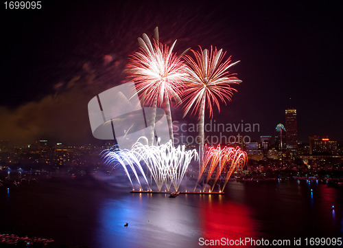 Image of Fourth of July Fireworks in Boston 2