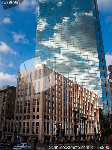 Image of Hancock Tower and NE Power Building