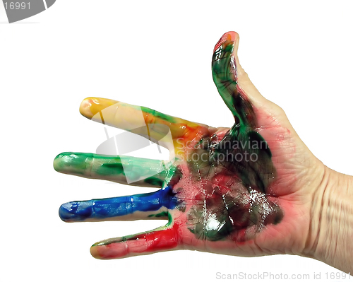 Image of Painted Hand