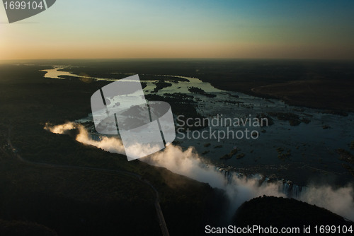 Image of Victoria Falls from the Air