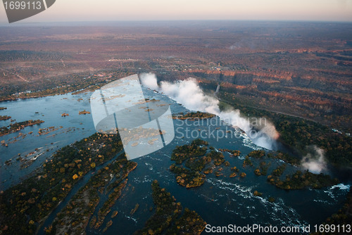 Image of Victoria Falls from the Air