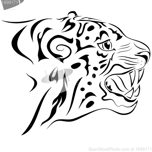 Image of Tiger. tattoo