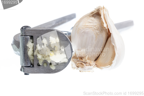 Image of Garlic Press isolated against white