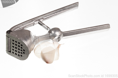 Image of Garlic Press isolated against white