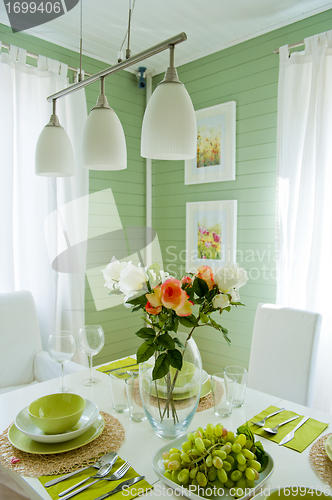 Image of Dining room interior