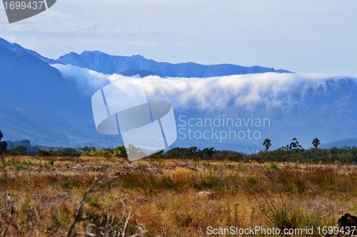 Image of Mountains in clouds