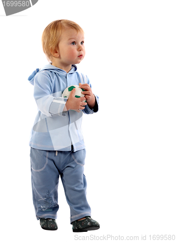 Image of Little boy with ball