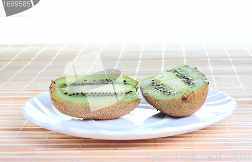 Image of Some kiwi on the plate