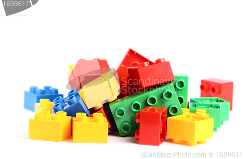 Image of Some colored bricks from game