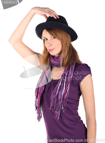 Image of Girl in a hat