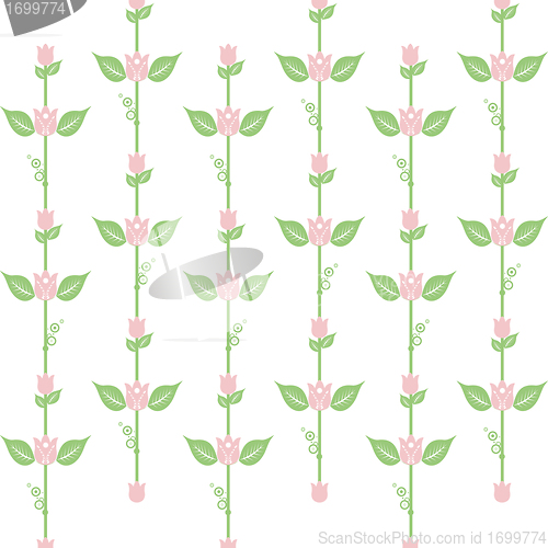 Image of Seamless Floral Pattern