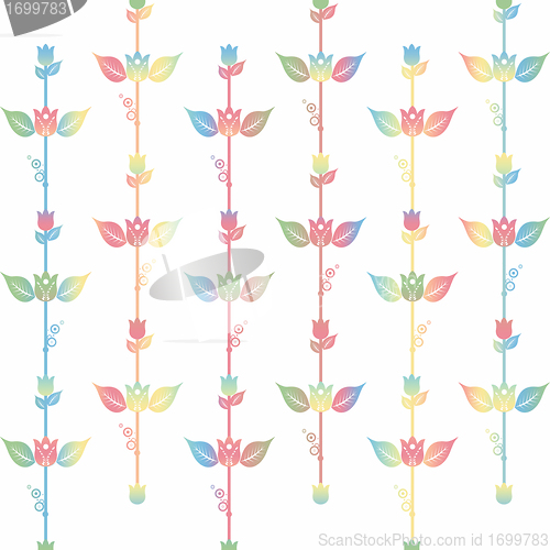 Image of Seamless Floral Pattern