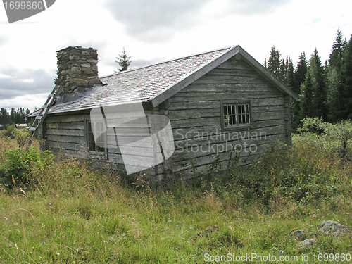 Image of Old traditional wooden cabin 