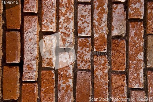 Image of Red brick wall fragment.
