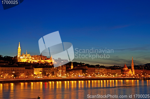 Image of budapest fischerbastei nacht