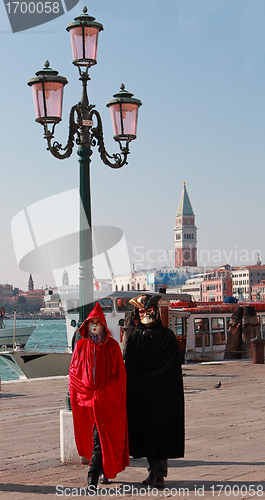Image of Venetian couple