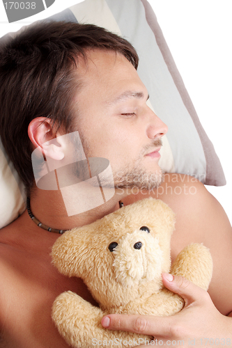 Image of Bear Man Sleep