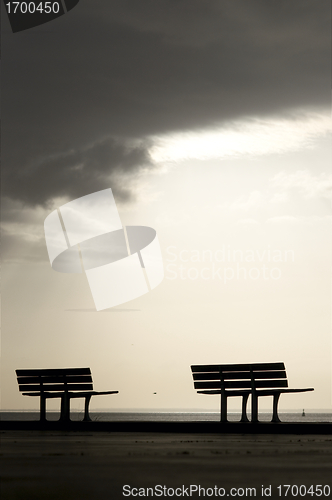 Image of Two benches