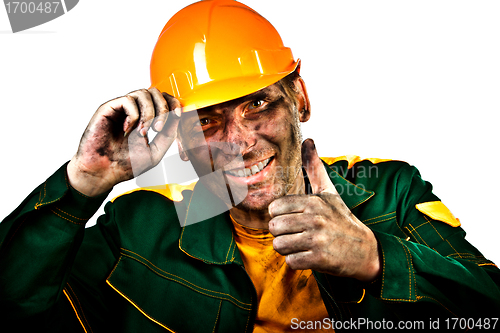 Image of portrait oil industry worker