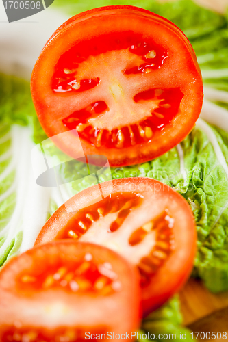 Image of cut tomatoes
