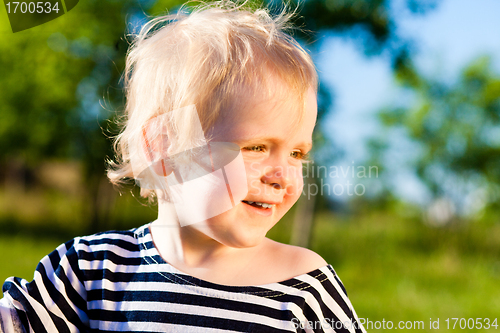 Image of Happy child smiles