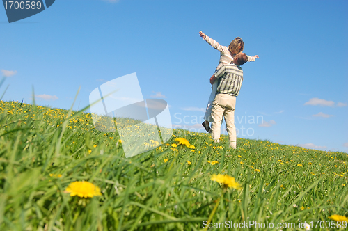 Image of Couple having fun