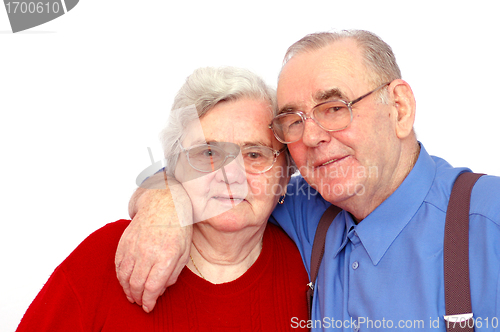 Image of Elderly happy couple