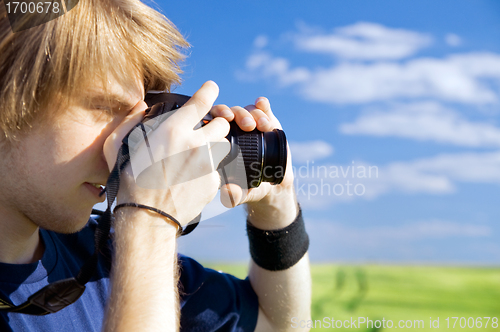 Image of Photographer taking pictures