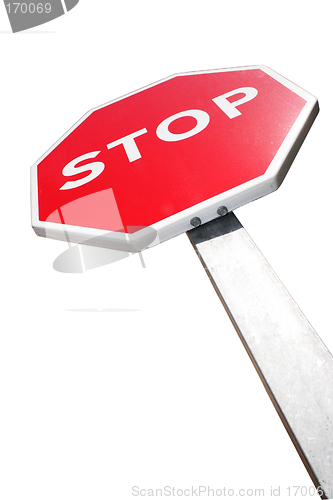 Image of Isolated Stop Sign